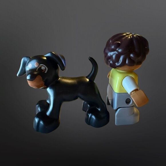 LEGO Duplo Creative Building Toys Boy & His Dog Replacement Mini Figures 2" A15 - Picture 2 of 5